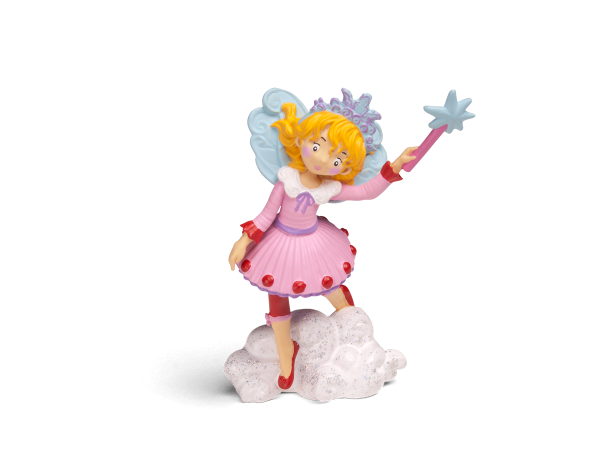 Hoerfigur Prinzessin Lillifee mit Zauberstab, Krone und einem rosanen Kleid auf einer Wolke