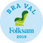 Logo Kindersitztest Folksam: Gute Wahl