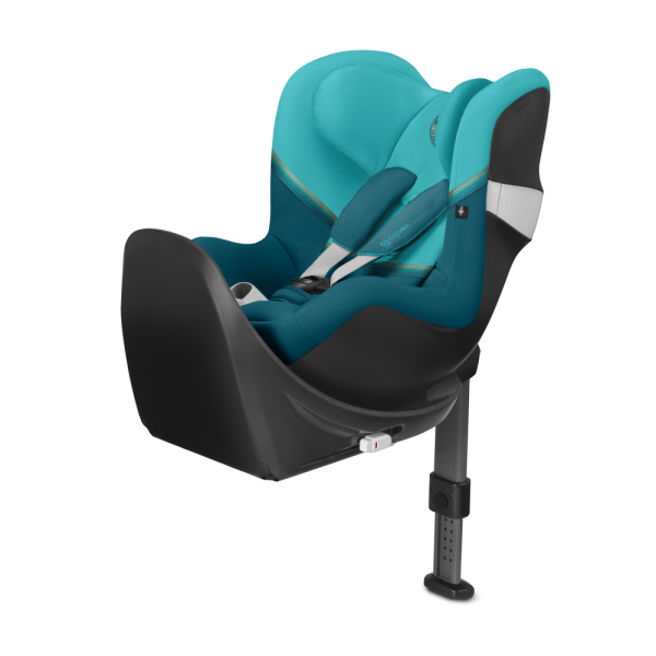 Tolle Optik - sehr sicherer Kindersitz, der Sirona M2 i-Size in River Blue