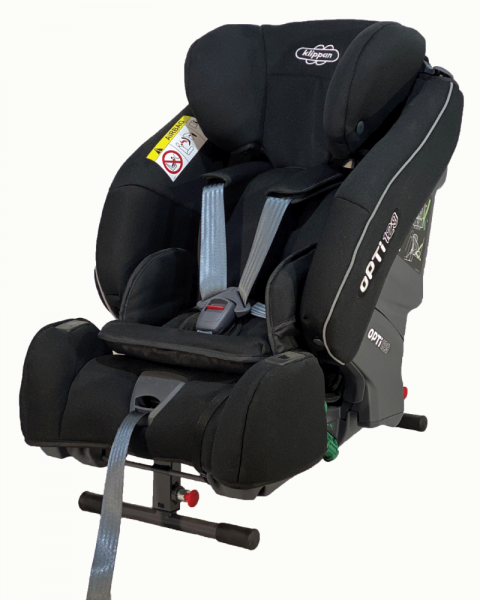 Schwarzer Reboard-Kindersitz Klippan Opti 129