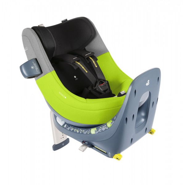 Reboard-Kindersitz Marie 3 i-Size in einer Kombination von grün und grau