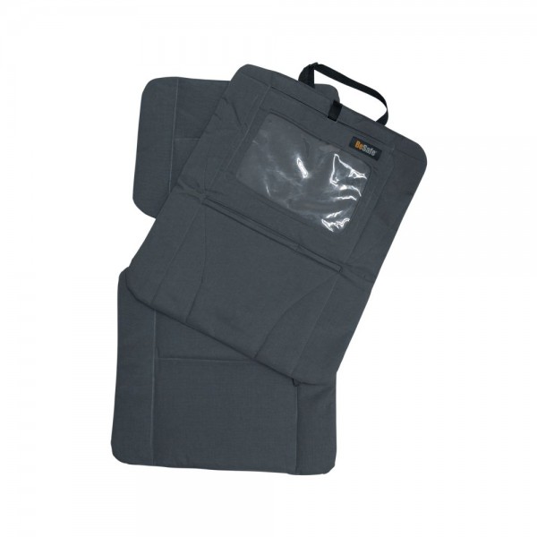 BeSafe zweiteilige Trittschutzmatte Rückenlehne Sitzpolster Tablethalter