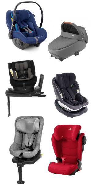 Babyschalen und Kindersitze im Maitest 2019